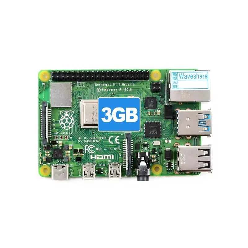 Raspberry Pi 4 Model B 3GB RAM, More Powerful Processor, Richer Multi-Media Capability, Faster NetworkingCompletely Upgraded