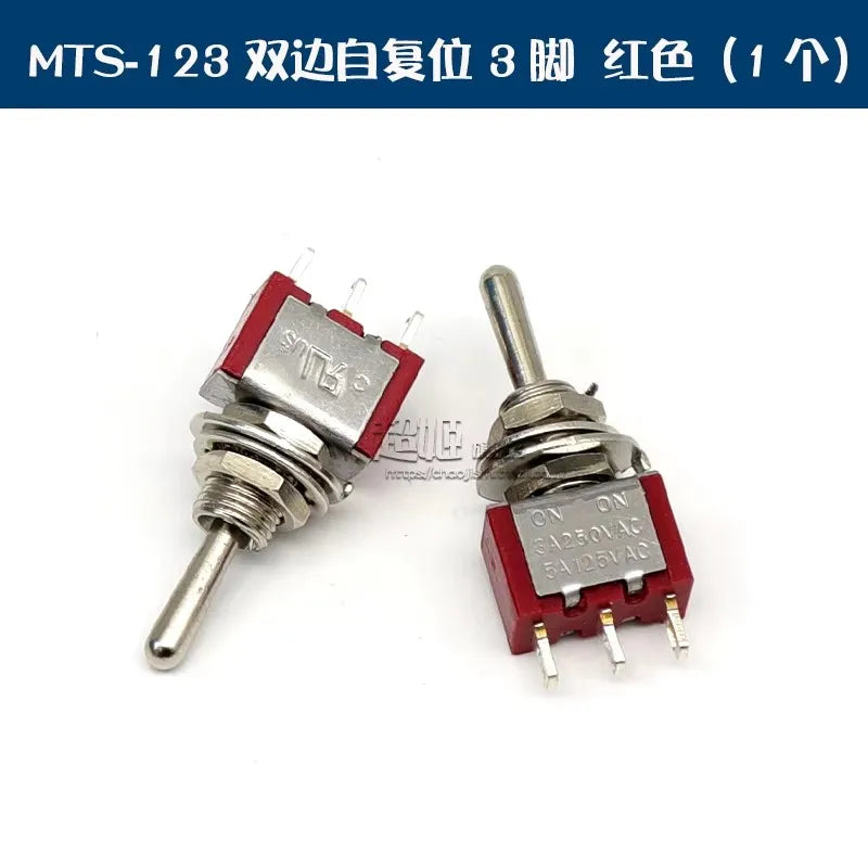 5Pcs Toggle Switch Mini Switches 2 Position 3 Position Latching Switch MTS-102/103/202/203 ON-ON SPDT ON-OFF -ON SPDT DPDT