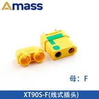 Amass XT30 XT60 XT90M/F Connector High Current Male/Female Lithium Battery Charging Gold Plated Plug