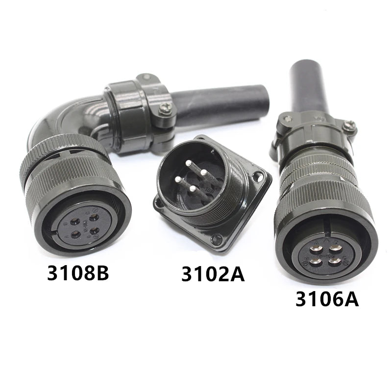 Aviation Plug MS3108B MS3106A MS3102A 18-10S 20-4S 20-15S 20-18S 20-29S 22-22S 24-10S 24-11S Servo Motor Panel Metal Connector