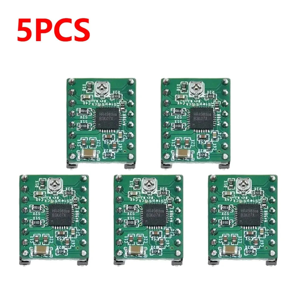 A4988 DRV8825 Stepper Motor Drive Module with Heat Sink Motor Driver Control Extension Shield Module for Ramps 1.4 StepStick