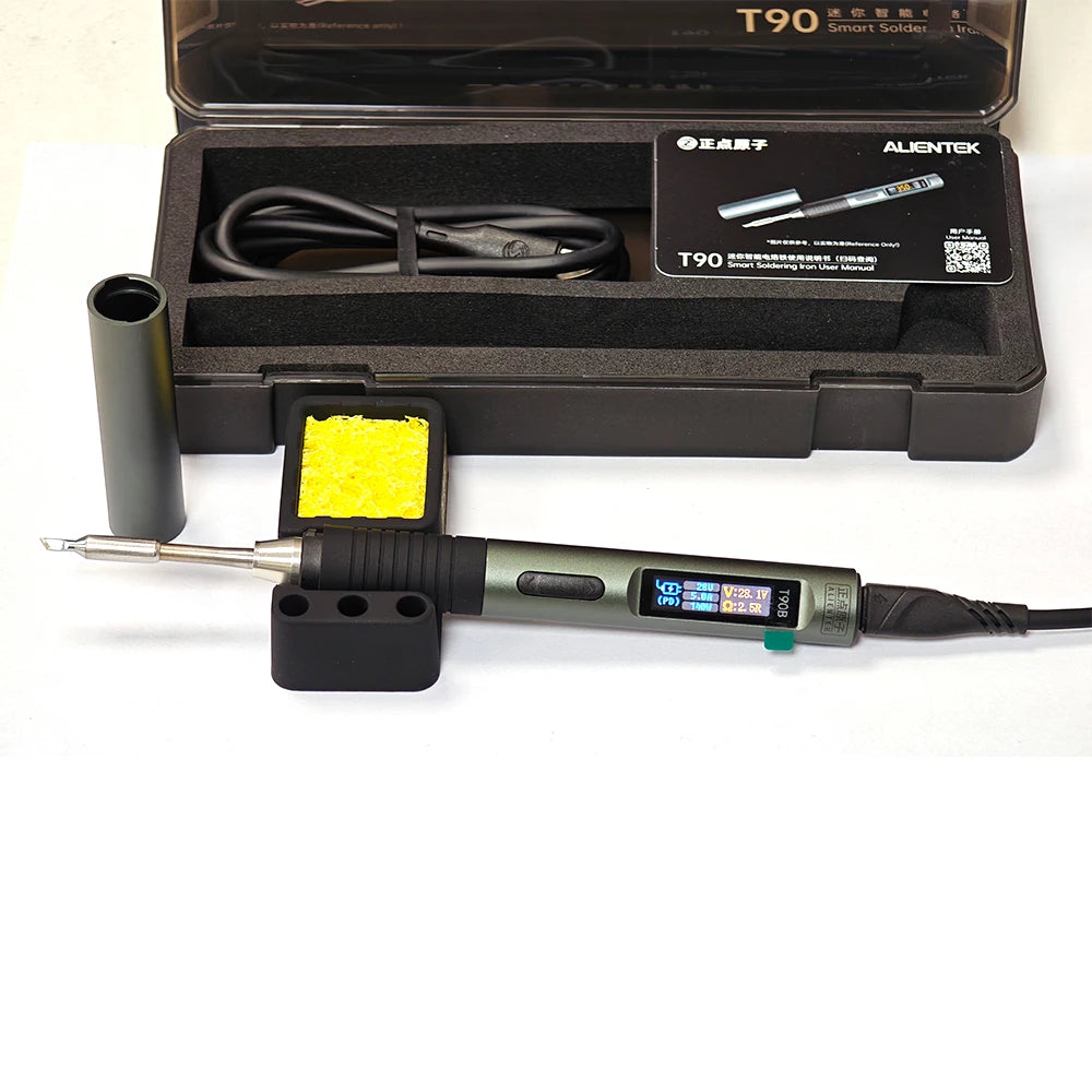 ALIENTEK T90B Smart Soldering Iron PD3.1 140W 80-450℃ Adjustable Temperature Precision Welding Solder Tools T245 Tip Series