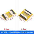1pcs Fpc Ffc Flexible Flat Cable Extension Board/terminal Board Adapter 1.0mm Spacing 4 5 6 8 10 12 14 15 16 22~60 Pin Connector