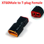 1/5/10Pcs T Deans Plug Male / Female to XT60 Female / Male Connector Adapter For RC LiPo Battery Helicopter Quadcopter RC Parts
