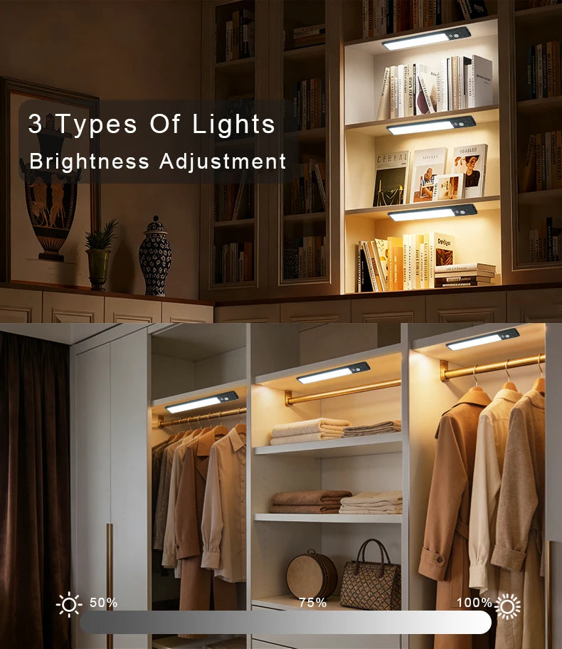 Night Light Motion Sensor LED Light Plug/Rechargeable Lamps Children'S Night Light Wireless Night Lamp for Bedside Table Bedroom