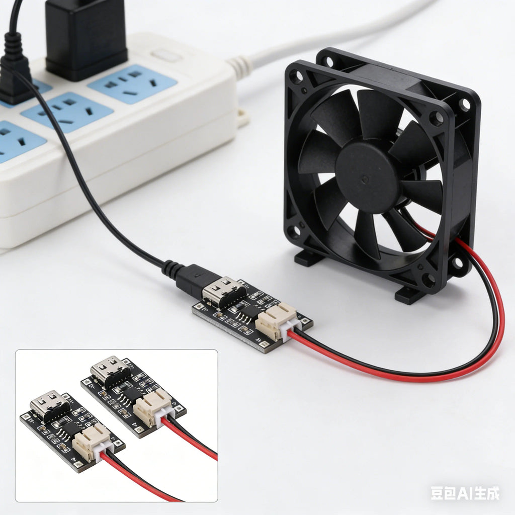 2PCS TP4056 3.7V Lithium Battery Charging Module 1A USB Type-C Port PH2.0 Terminal Overcurrent Protection Board