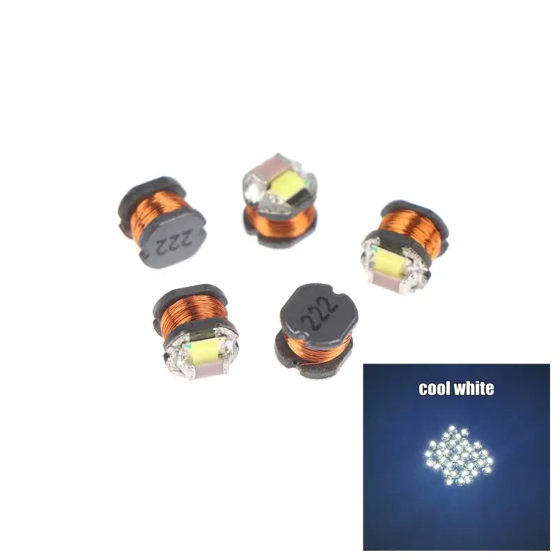 5Pcs TYPE-C 5V Wireless Power Supply Transmitter Coil Induction Wireless LED Receiver Light Lamp Model Diorama Robots