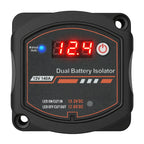 Smart Dual Battery Smart Isolator 12V 140A Digital Voltage Sensitive Relay VSR Split Charge For Camper Car RV