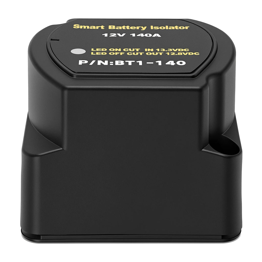 For Car RV Boat Marine Turck 12V 140A Dual Smart Battery Isolator Relay Voltage Sensitive Protection VSR Split Charge