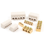 1PCS High Power Wire Connector Screw Wiring Terminal Block 1 in multiple out Cable Splicing 60A/400V 1-6mm2  80A/1000V 2.5-16mm2