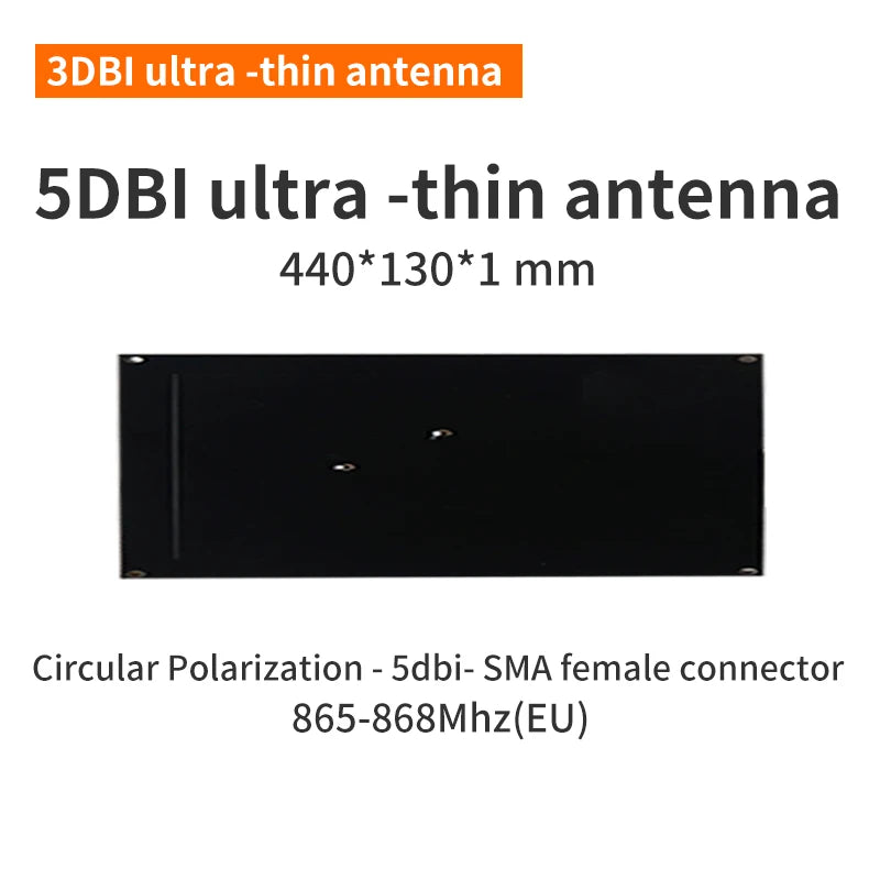 UHF RFID Antenna 3dbi 5dbi Gain Circular Polarization Antenna SMA Female Connector RFID UHF PCB Antenna for Shelf Management