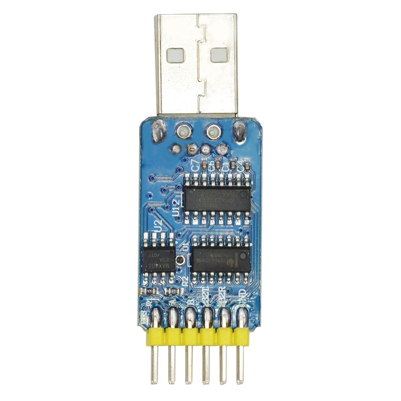 CP2102 Module Six-in-One Multi-Functional Serial Port Can Connect USB 485 TTL 232 Conversion Compatible with Other 3V/5V Voltage