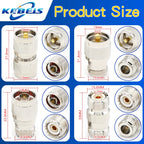 1Pcs UHF to N Adapter SO239 PL259 UHF Male Female To N Type Male Female Straight Connector L16 N to UHF RF Coaxial Connector