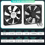 YOUNUON 60mm 80mm 90mm 120mm EC Brushless Fan AC 110V 115V 120V 220V 240V Axial Fan with Srews/Grill 6025 8025 9225 12025 12038