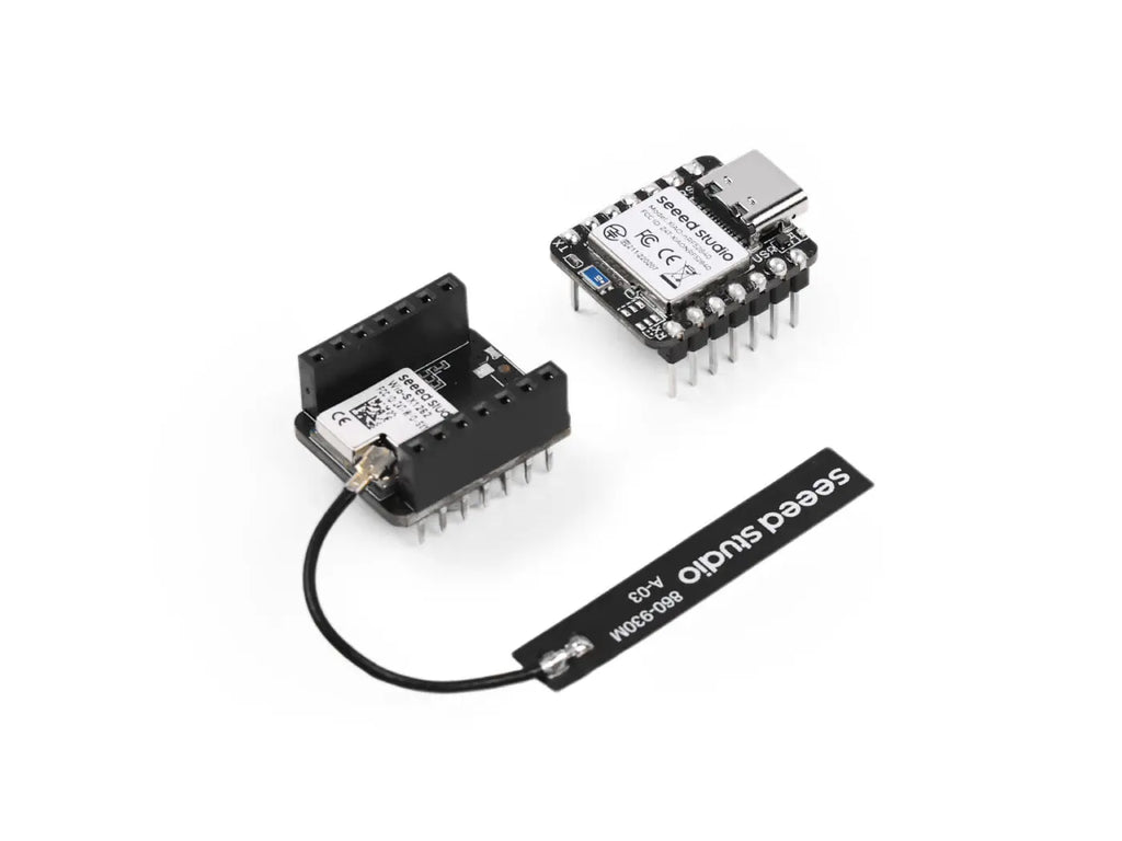 Seeed XIAO NRF52840 & Wio-SX1262 Kit for Meshtastic, LoRa 862-930MHz,868MHZ,915MHz, Integrated Antenna,Microcontroller Bluetooth