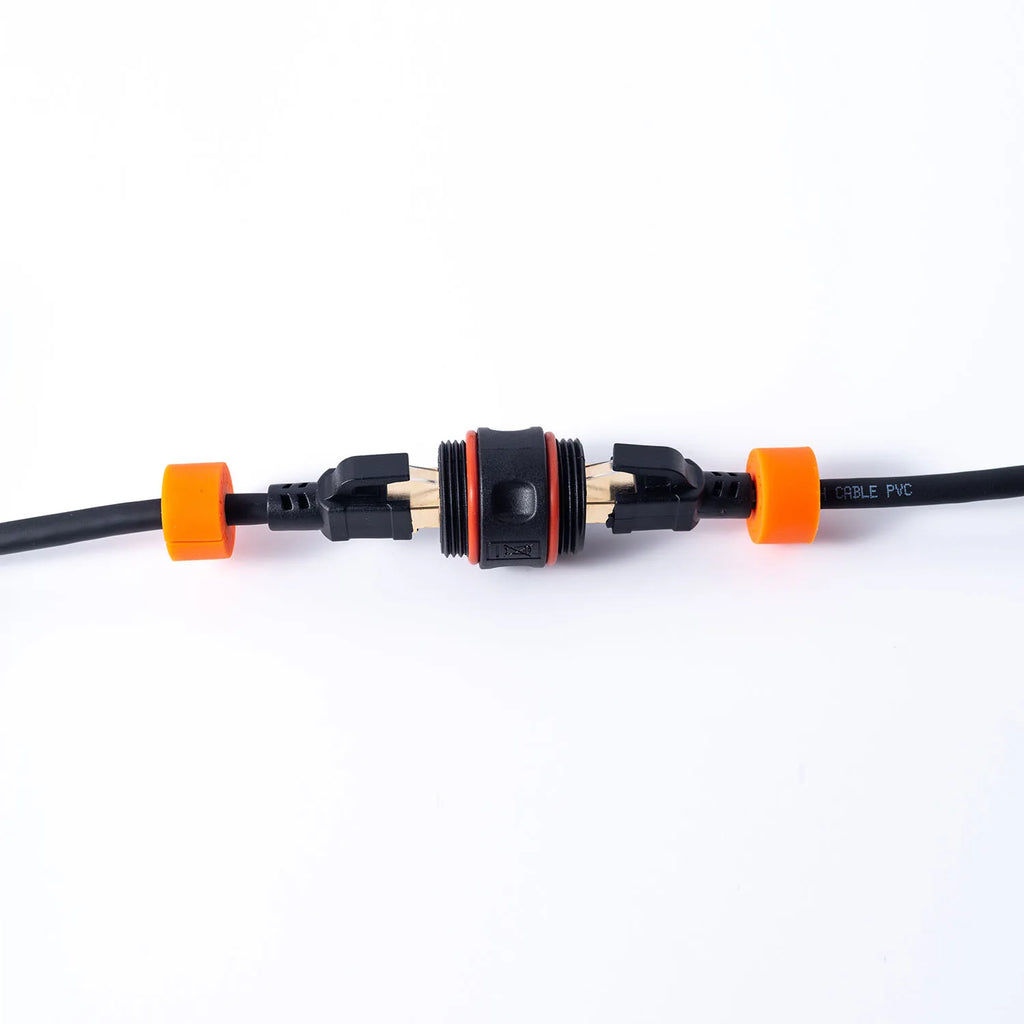 RJ45 Connector Female To Female Outdoor IP68 Waterproof Port Network LAN Splitter Transfer Head Adapter Coupler CAT5 CAT6