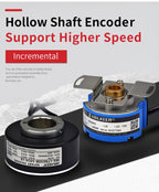 TRD-2TAF/BF/V/V1/VH Solid Shaft Incremental Encoder 100~10000 PPR Customized Rotary Encoder for PLC Control System Application