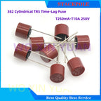 20PCS 382 Cylindrical TR5 Time-Lag Fuse T250mA T500mA T630mA T800mA T1A T1.25A T1.6A T2A T2.5A T3.15A T4A T5A T6.3A T8A T10A250V