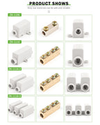 60A/400V 1-6mm2 Quick Butt Wire Connector High Power 100A/1000V 2.5-16mm2 Electric Cable Splicing Terminal Block Junction Box