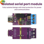 USB to RS485 Isolated Serial Port Module, Automatic Commutation, High-Speed 2Mbps Communication Power Isolation Module Type C