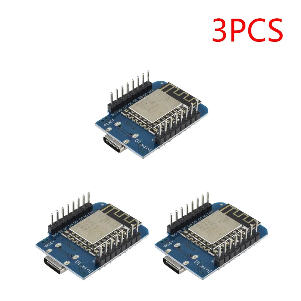 ESP8266 ESP-12F D1 Mini NodeMcu Lua WIFI CH340 Development Board Type-C D1 Mini WIFI Development Board NodeMCU Lua Module