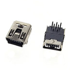 10Pieces 9Types Mini USB Connector B Type USB 2.0 Jack 5pin SMT DIP PCB Board Sink 1.7 USB Socket Female Jack 2.0