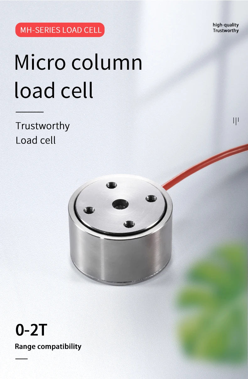 Micro Load Cell Tension Push Sensor Weight Compression Force Sensor Load Cell Weight Touch Sense System Adapts 5kg 10kg 20kg