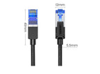 UGREEN CAT8 Ethernet Cable 40Gbps 2000MHz RJ45 to RJ45 Networking Cotton Braided Internet Lan Cord for PC Router PS5 RJ45 Cable