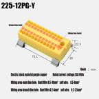 1PC 225 Series Fixed Modular Wire Connectors Compact Splicing Lighting Push-in Multi Link Terminal Block 1 In Multiple Out