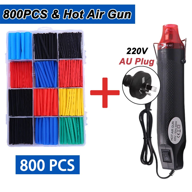 Heat Shrink Tube Kit Thermoresistant Tubing Heat Shrink Wire Wrapping Electrical Connection Cable Insulation Sleeved Protecter