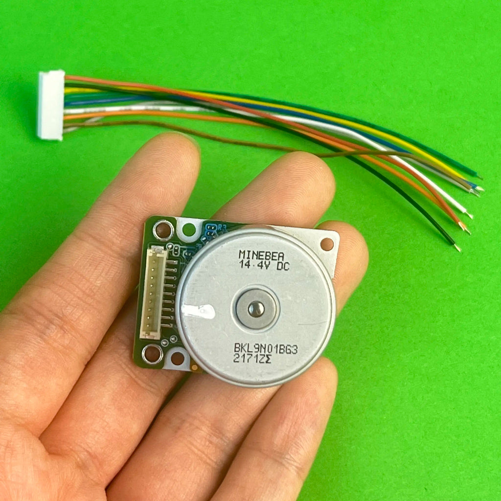 Minebea BKL9N01BG3 14.4V 8700rpm BLDC Motor Three Phase Eight Wire External Rotor with Hall Sensor
