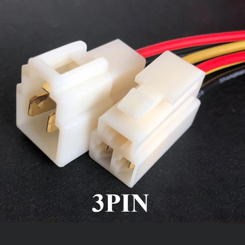 1Set 1/2/3/4/6/8P 6.3mm Automobile Harness Connector 15cm High Current Equipment Cable Male Female Plug Butt Joint 0.75mm2 18AWG