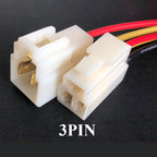 1Set 1/2/3/4/6/8P 6.3mm Automobile Harness Connector 15cm High Current Equipment Cable Male Female Plug Butt Joint 0.75mm2 18AWG