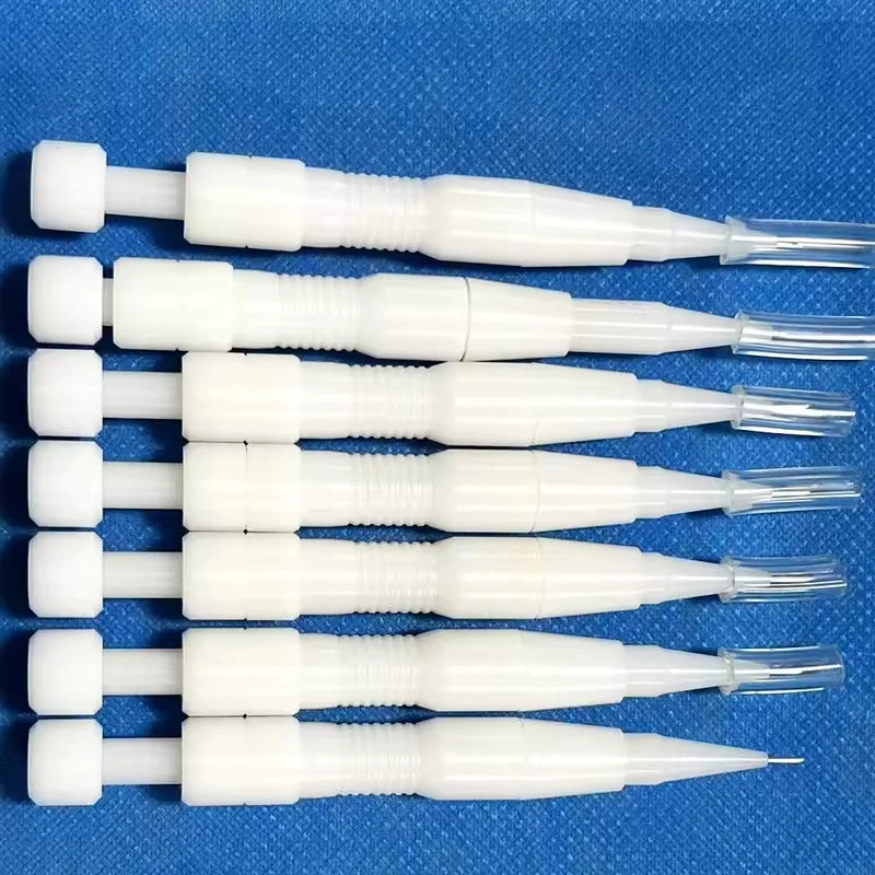 0.7mm-1.2mm Hair Follicle Implanting Pen, Plastic Hair Transplant Pen, Hair Transplant Tool Accessories 1/5/10pcs