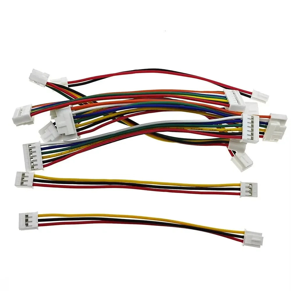 10Pcs 26AWG HY 2.0mm Pitch 2/3/4/5/6/7/8/9/10 Pin Harness Cable 10/20/30cm Single/Double Head Same Direction / Reverse Direction