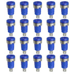 20PCS Insulated Safety 32A 4mm Banana Socket Terminal 5 Colors Female Jack Panel Mount Socket Binding Post Wire Connector