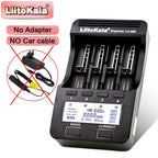 LiitoKala Lii-500 Battery Charger 4 Slot LCD Tester for 18650 26650 AA AAA Flashlight Vape Li-ion NiMH Rechargeable Cells