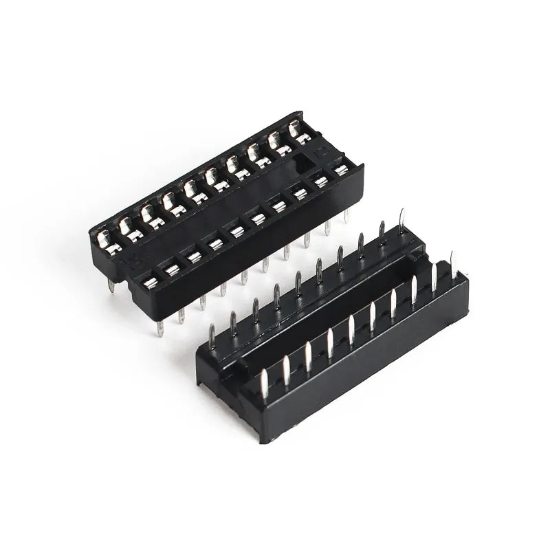10PCS IC Seat DIP IC Socket Adaptor Solder DIY Sockets 6pin 8pin 14pin 16pin 18pin 20pin 24pin 28pin