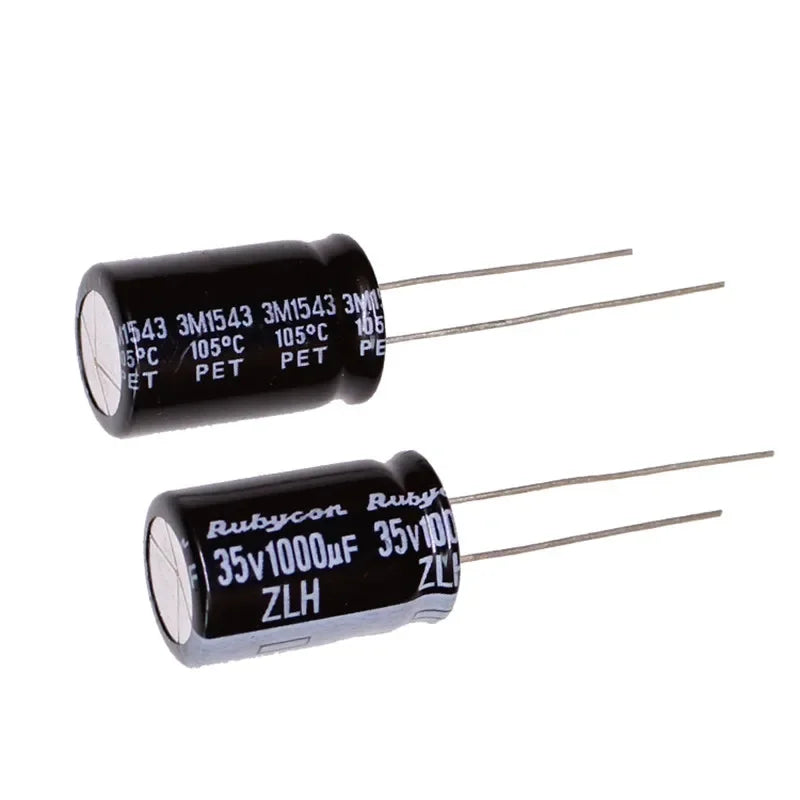 5Pcs/20Pcs Rubycon ZLH Series 35V1000uF 12.5X20MM High Frequency Low Resistance Long Life Electrolytic Capacitors