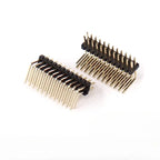 10pcs 1.27mm Pitch Dual Row Bent Right Angle 90 Degree 2*2/3/4/5/6/7/8-50P Dual Row Male Pin Header PCB Board Connector