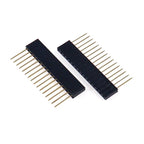 10PCS 2.54mm Single Row Female Long Pins 11mm Breakaway PCB Board Pin Header Socket Connector 1*2/3/4/6/8/10/15Pin For Arduino