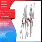 20pcs Original New 1W Through-hole Zener Diode 1N4733A/5V1 1N4734A/5V6 1N4735A/6V2 1N4742A/12V DO-41 Glass Package for Arduino