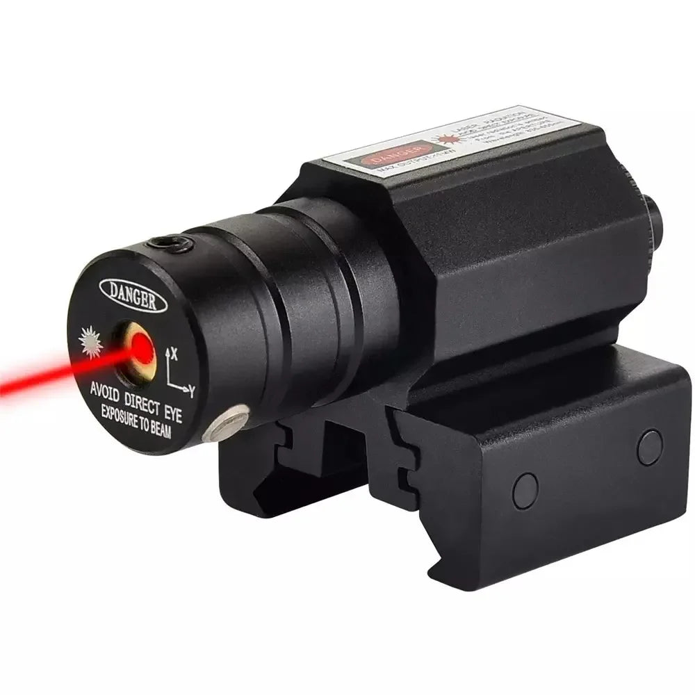 Mini Laser Pointer Red Dot Laser Sight with 635-655nm Adjustable 11mm/20mm Rail Mount Toy Gun Pistol Laser Sight