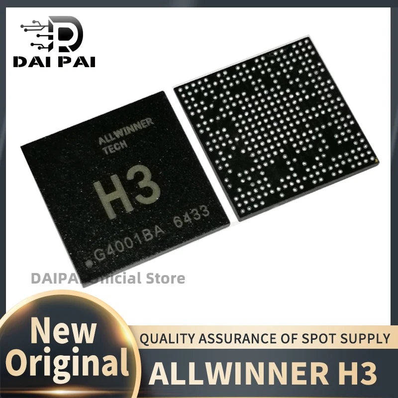 (2-20Pcs/Lot) New ALLWINNER H3 ARM H3 CPU H3 BGA BGA347 Quad-core intelligent set-top box CPU processor chip