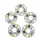 10pcs AC 220V LED PCB SMD5730 3W 5W 7W 10W 12W 15W 18W 24W Integrated IC Driver White/Warm White Light Source for LED Bulb