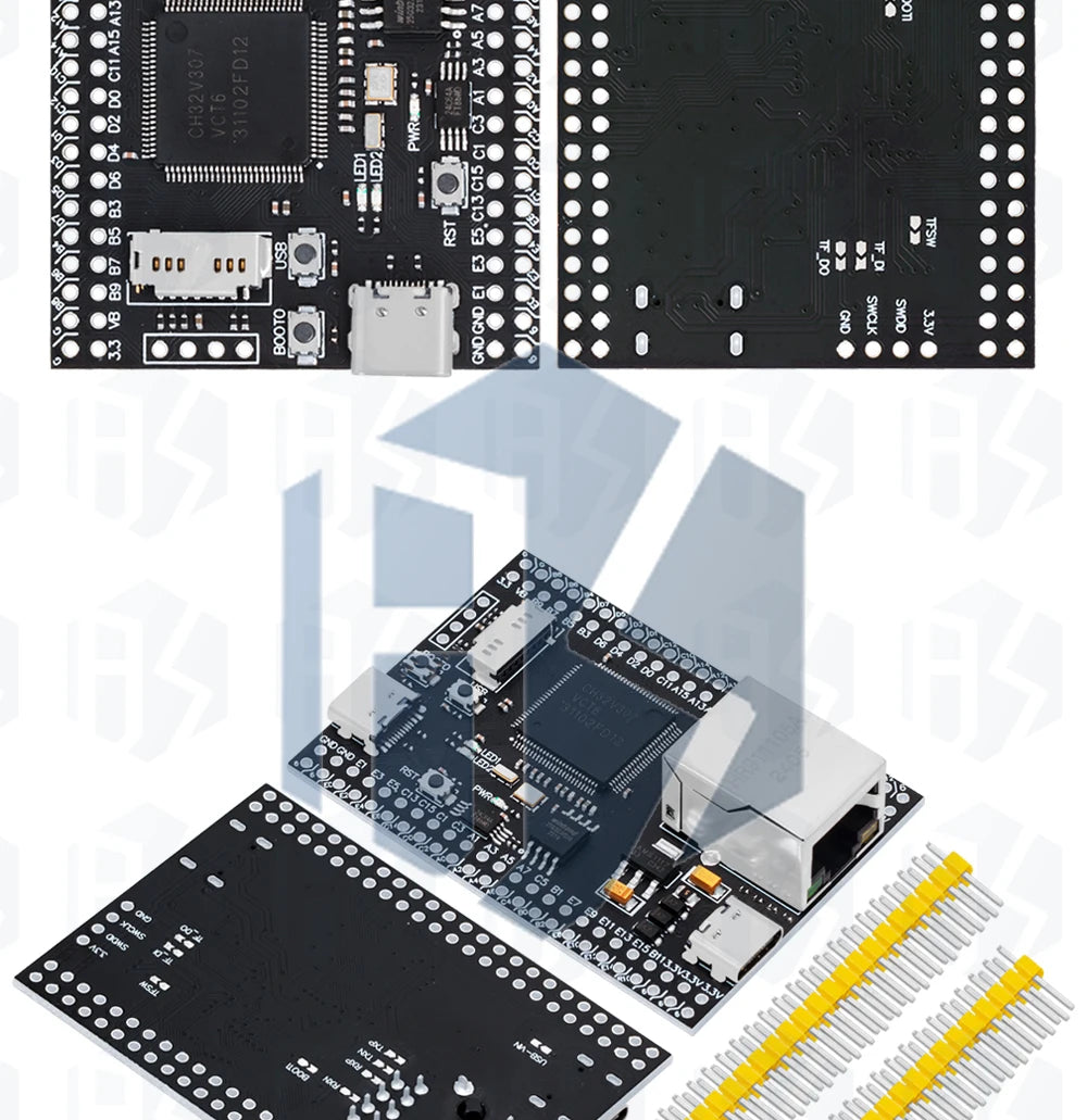 CH32V307VCT6 Development Board RISC-V Core Support RT-Thread Onboard 32-bit RISCV Controllers Support RT-Threads For Arduino