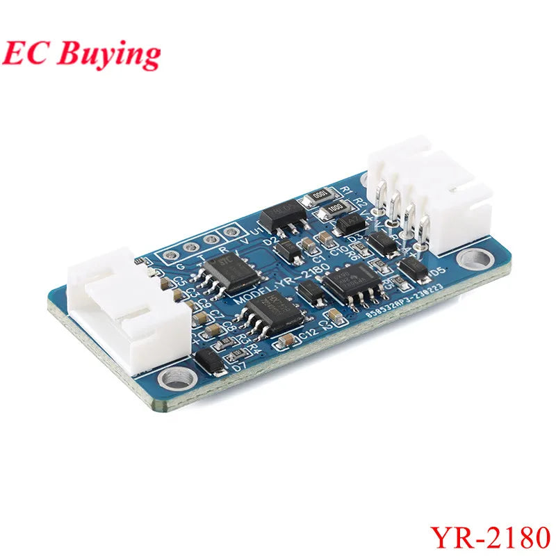 YR-2181 2180 Guide Rail Electronic Scale Weigh Signal Pressure Sensor Conversion Acquisition RS485 Interface Modbus Rtu Protocol