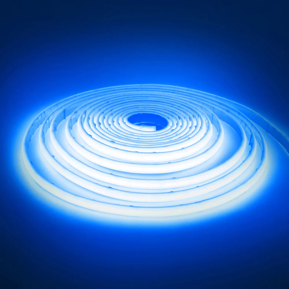 COB Led Neon Strip IP68 Waterproof 12V 24V Light Tape 320 LEDs Flexible Milk Tube Liner Lighting 10 Colors 0.5m 1m 2m 3m 4m 5m