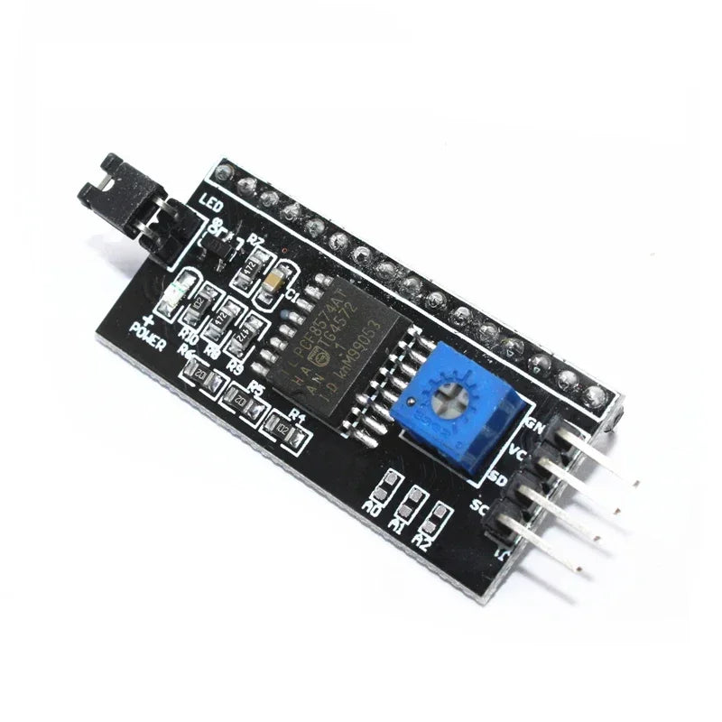 LCD1602A Blue Screen 5V 16x2 Character Display LCD Module with IIC/I2C Interface Adapter Board for Arduino R3