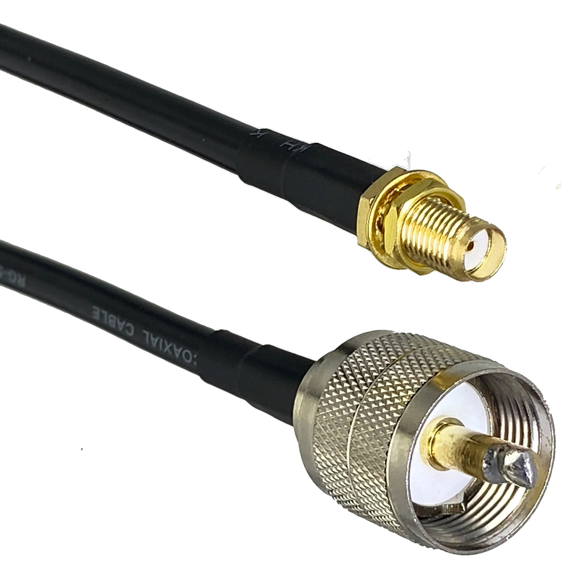 RG316 RG58 UHF PL259 SO239 to SMA Male Plug & Female Jack Straight Connector RF Jumper pigtail Cable 6inch~20M